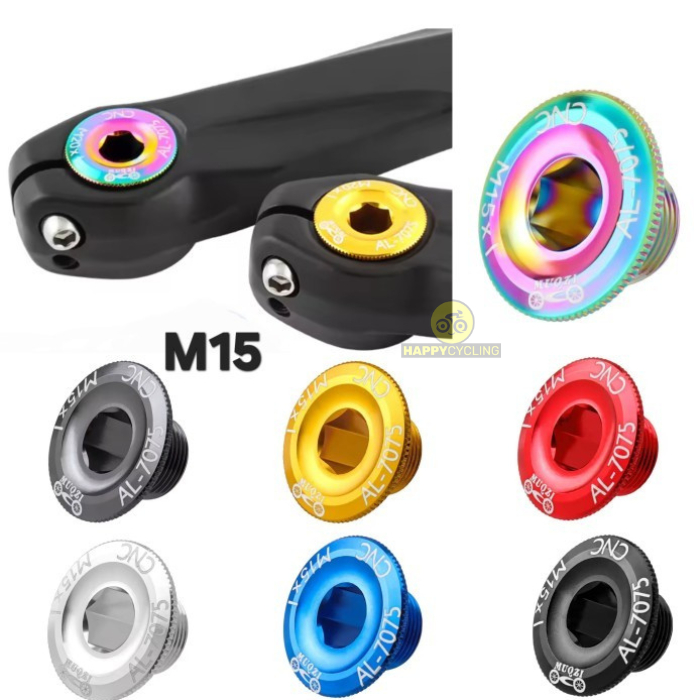 Tutup Baut Crank Arm M15 M18 M19 M20 Hollowtech 2 Happy Cycling