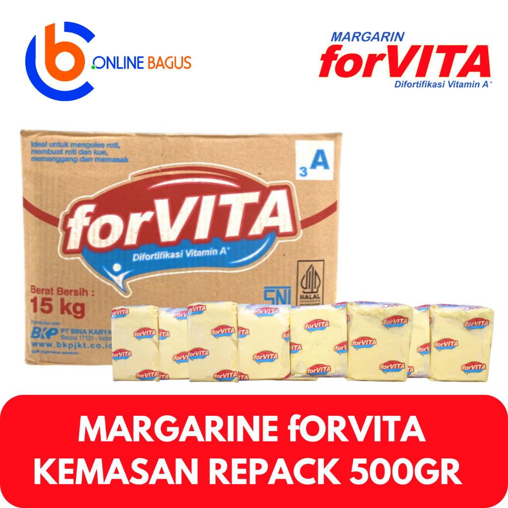 

Forvita Margarine Kemasan Repack 500gr