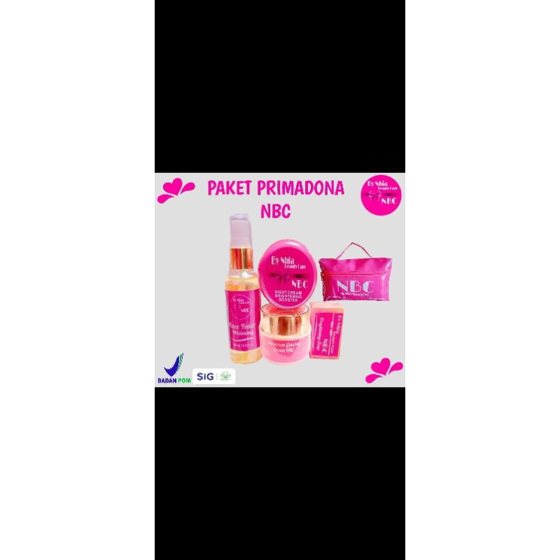 Skincare NBC (Nhia Beauty Care) Paket Primadona