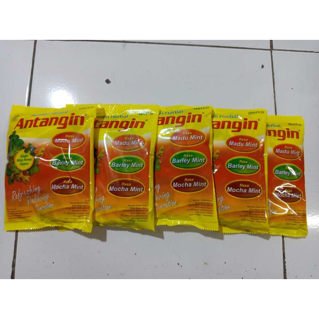 

Permen herbal antangin 3 rasa ECER