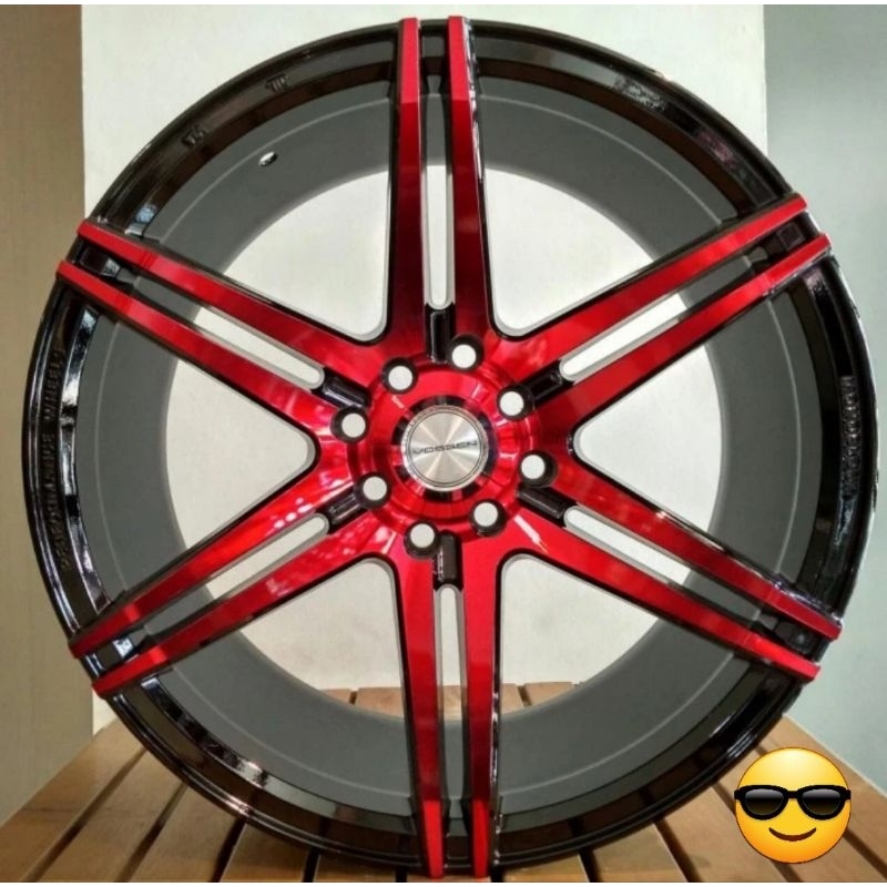 velg vossen cv5 ring 17x75 for livina avanza xenia jazz yaris vios city fiesta soluna mazda2 mobilio