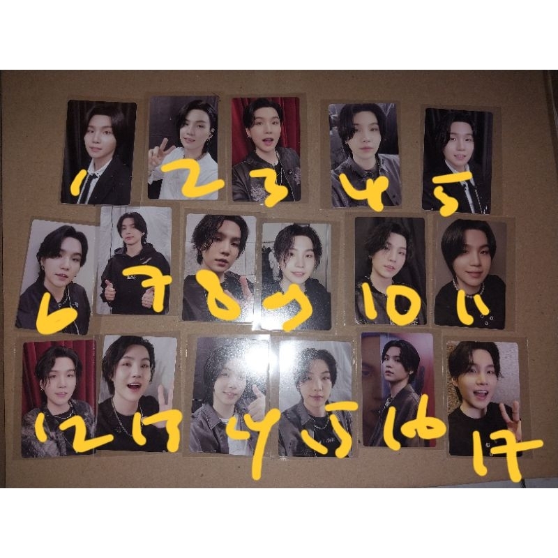 READY INA Photocard Suga Yoongi dday