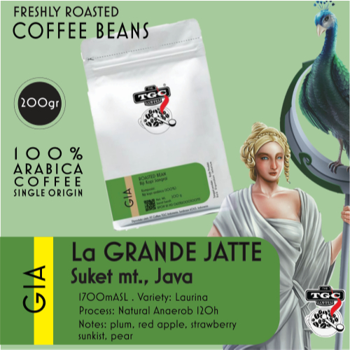 

Biji Kopi TGC, La Grande 200gr Natural, Arabika, Java Coffee Indonesia 100% kopi murni