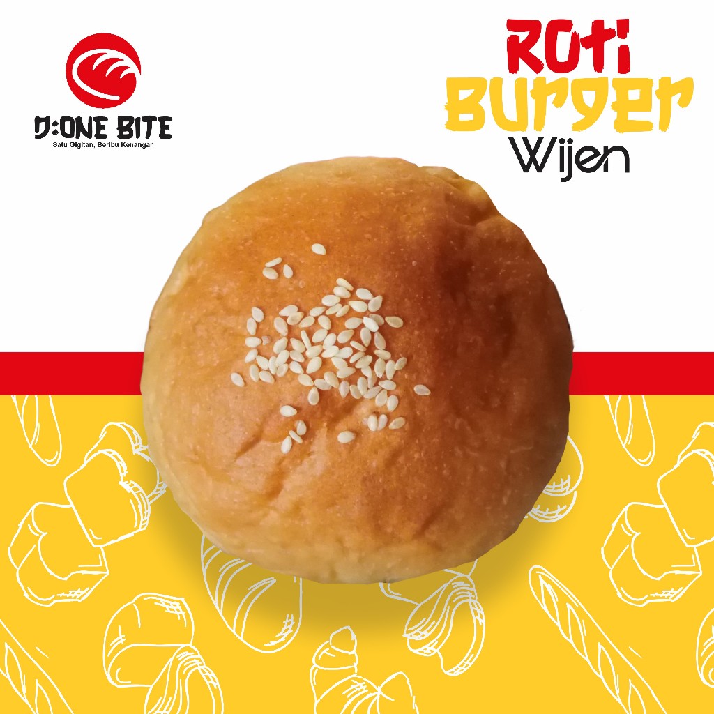 

Roti Burger Wijen ukuran 10 cm Isi 3 Dan 6 Pcs Lembut Kualitas Premium