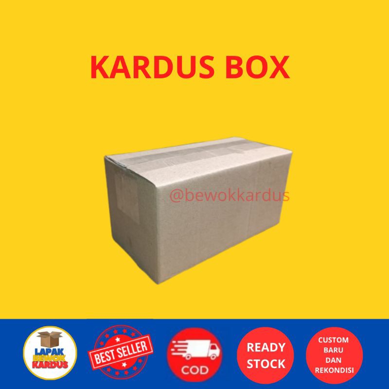 

kardus box ukuran 20 × 10 × 6 cm