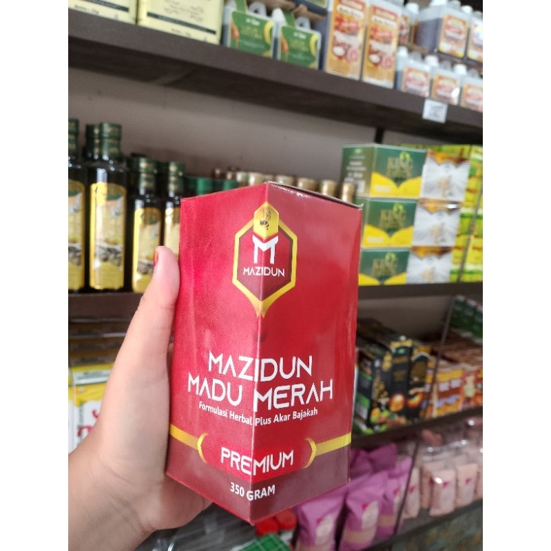 

Madu Mazidun Merah Plus Akar Bajakah