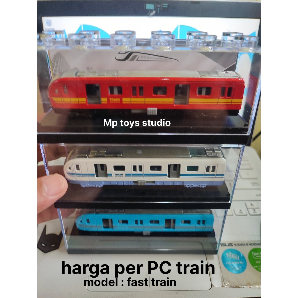 DIECAST kereta cepat diecast model train diecast alloy metal mainan koleksi kereta pull back kereta 