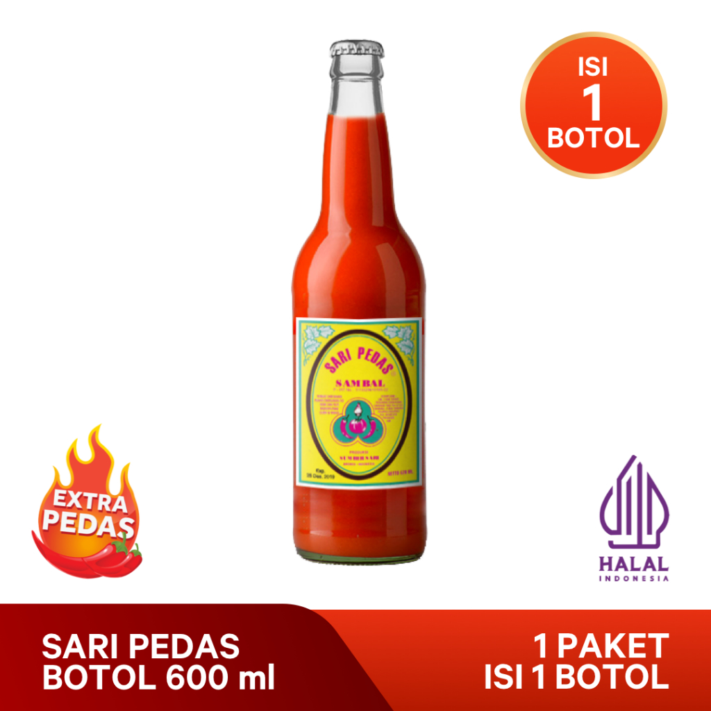 

Sedap Pedas / Sari Pedas Botol 600ml