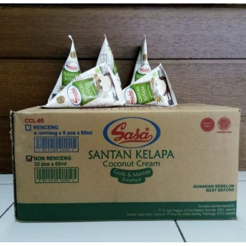 Sasa santan cair 1 dus