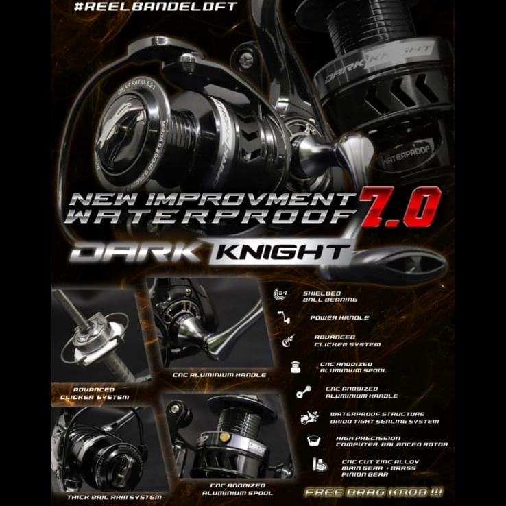 Reel Spinning Daido Dark Knight W7.0 dan Dark Knight RK