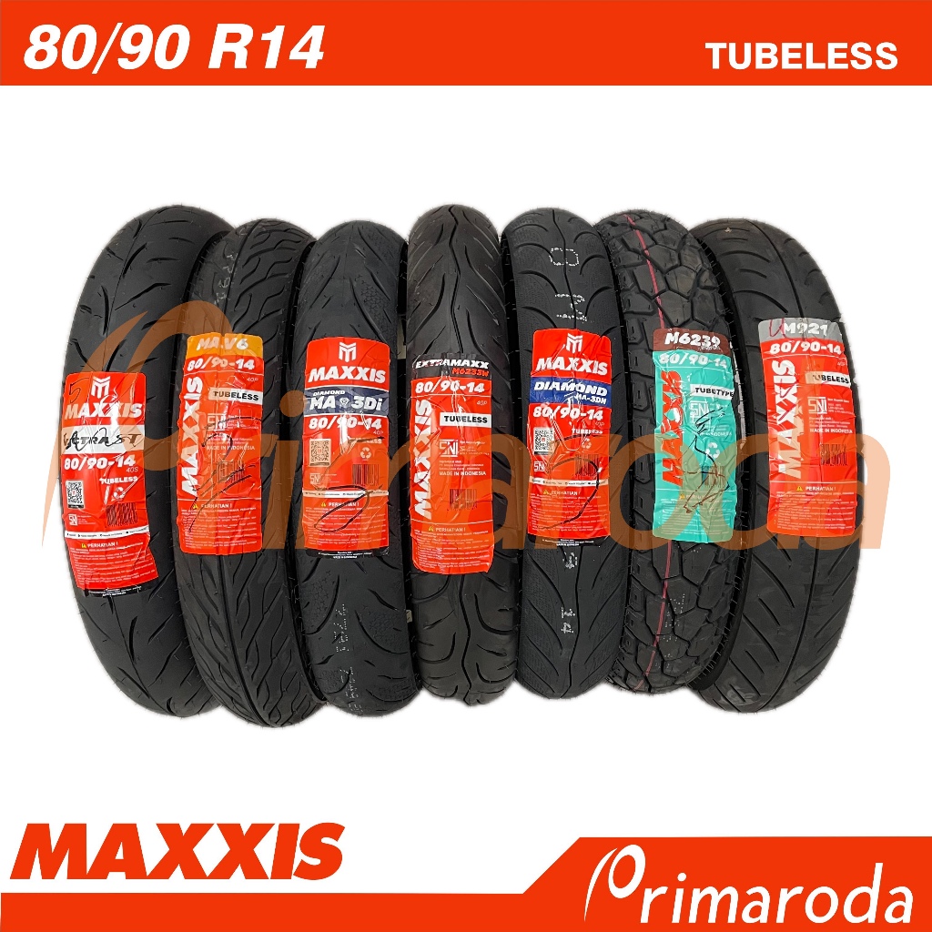 Ban Belakang Yamaha Fino 125 2010-2017 Tubeless MAXXIS 80/90 Ring 14