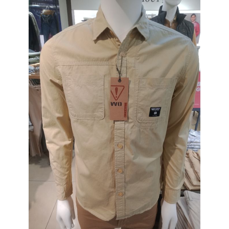 Watchout Kemeja Panjang Polos Kantong 2 JS30170005
