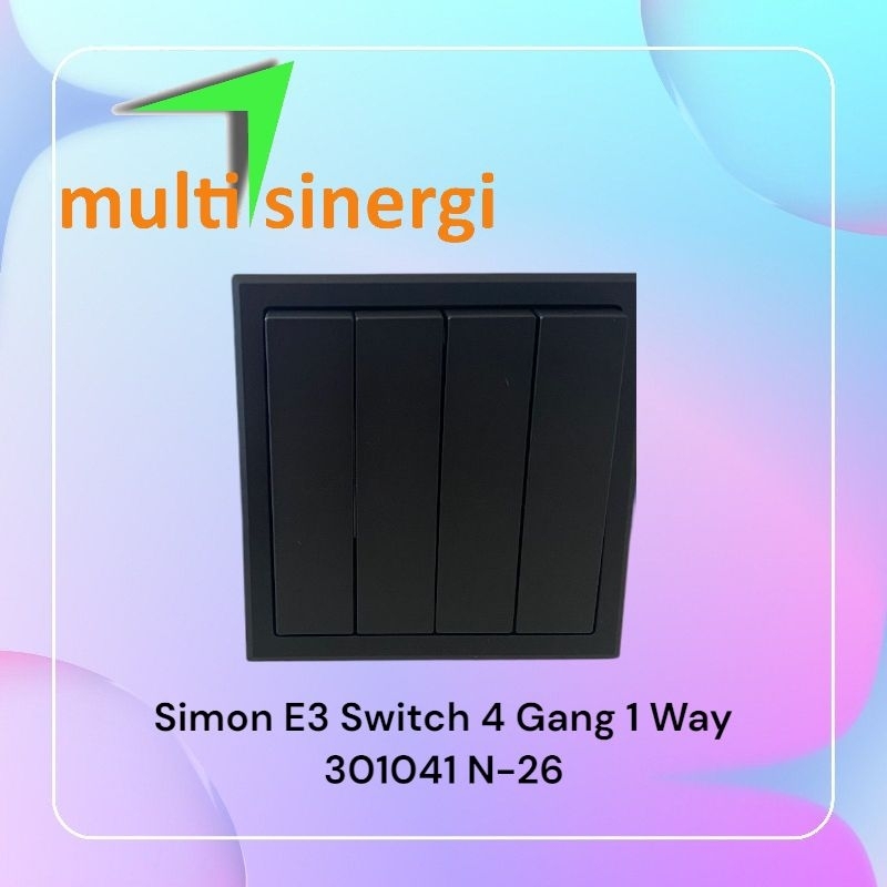 Simon E3 Swich 4 Gang 1 Way