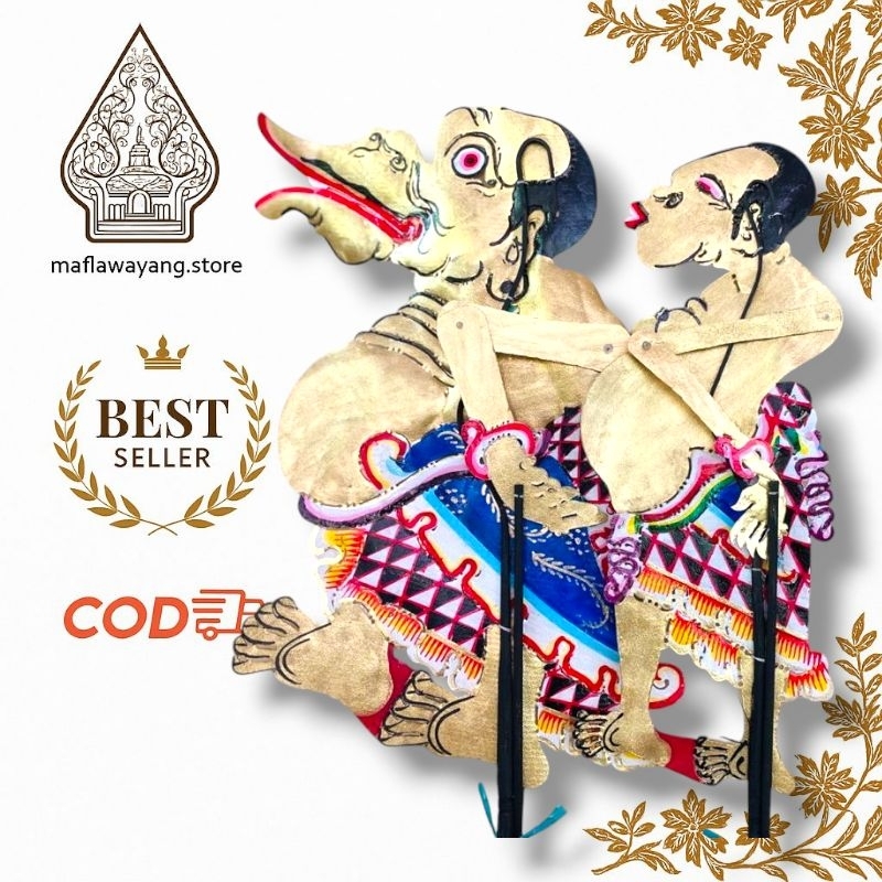 wayang kulit Togog Bilung Sepasang Versi