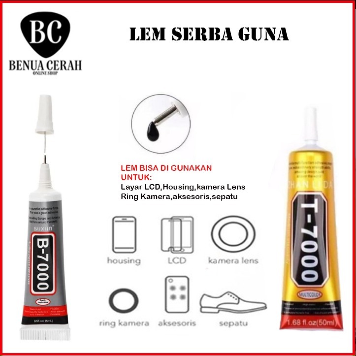 

LEM LCD LEM TC LEM LCD 1SET LCD TIPE B7000 BENING DAN T7000 HITAM - BCR
