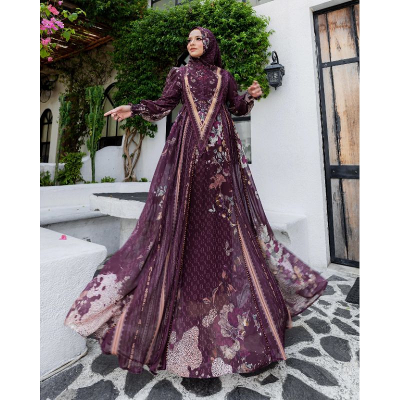 Gamis Syari Terbaru Safeera Series By Alya Syari / Gamis Syari Terbaru / Gamis Syari Mewah / Gamis S