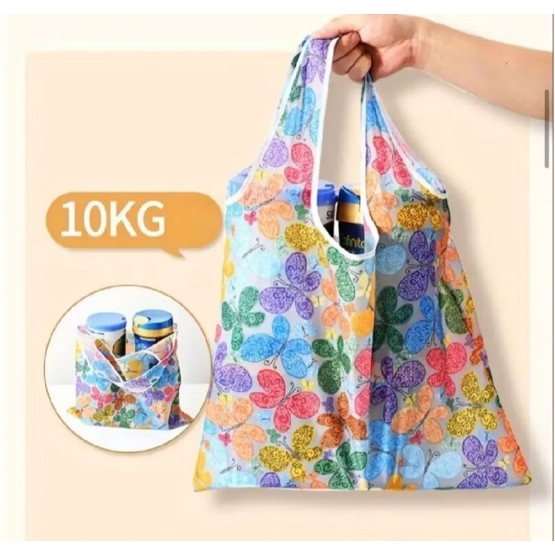 Tas Belanja Lipat Parasut Shopping Bag Parasut Tas Belanja Gantungan Tas Belanja Bisa Digantung di T