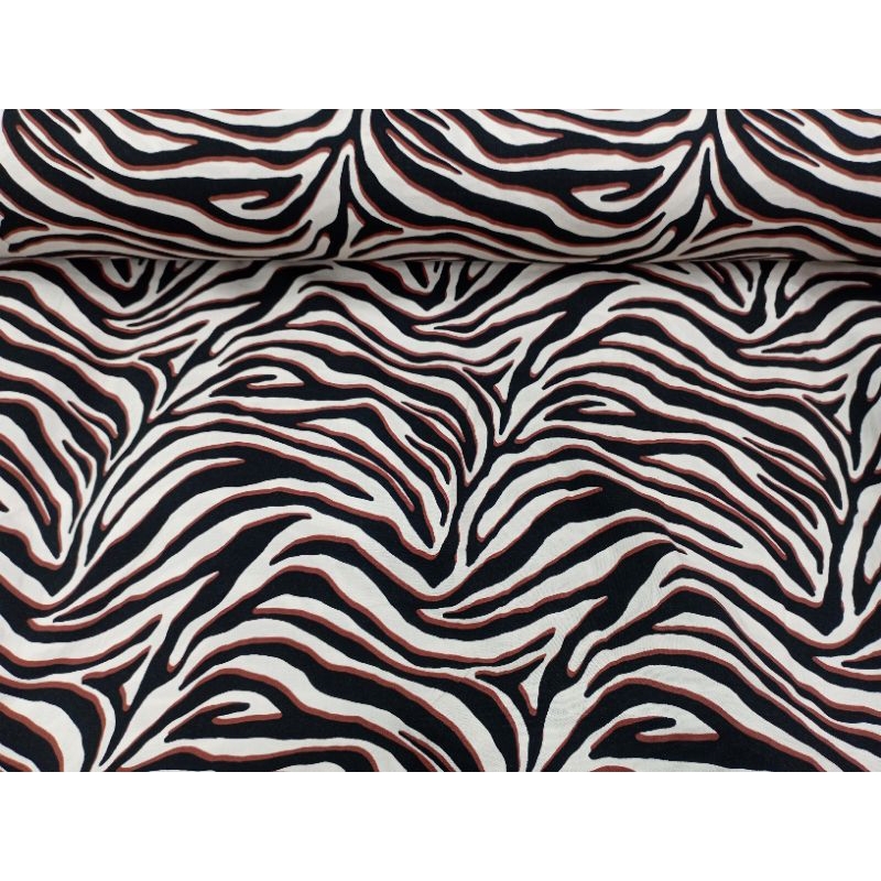 Bahan Kain Katun Rayon Garment Motip Abstrak