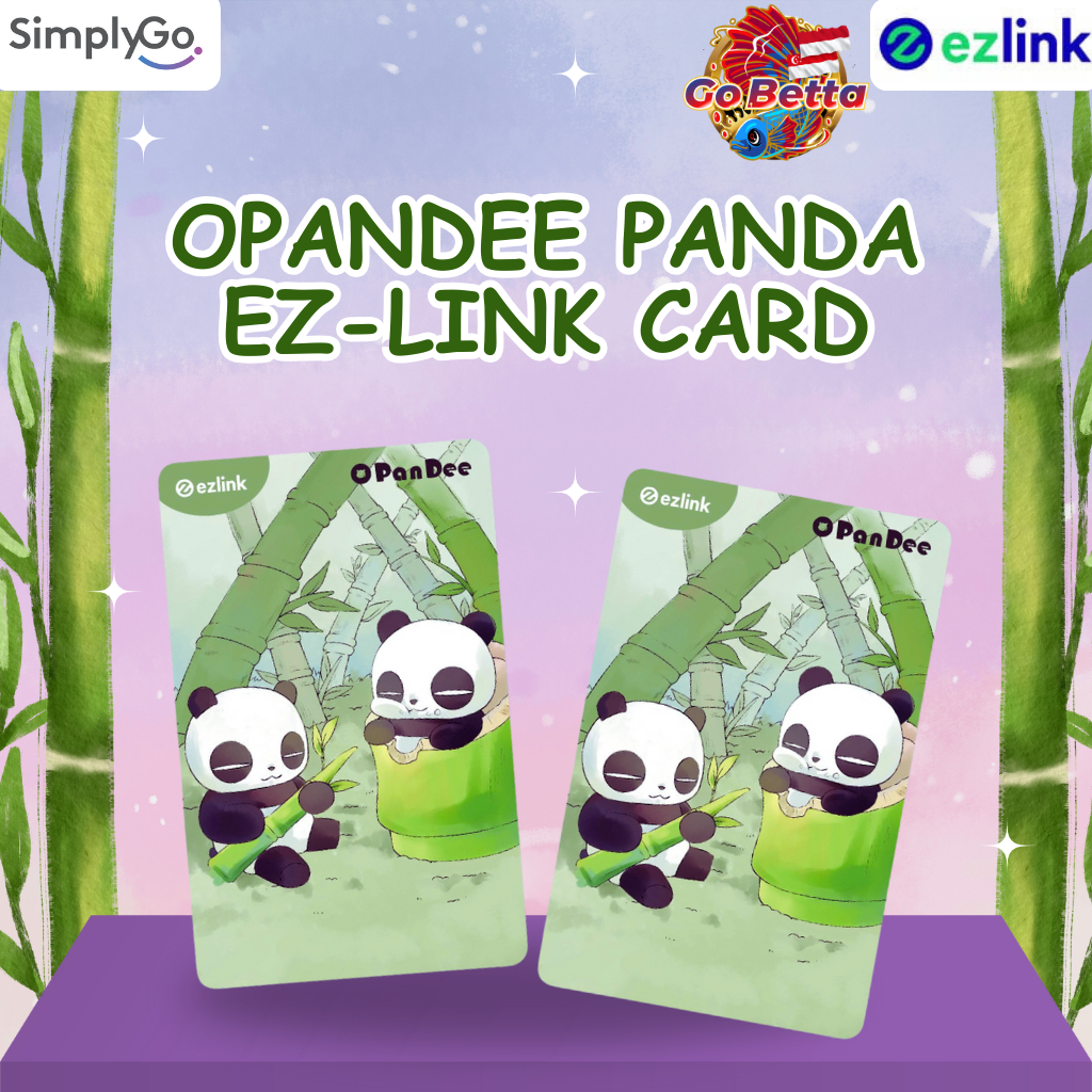 🇮🇩 Kartu EZ Link OPanDee Panda Desain Lucu | Ezlink MRT Card Singapore | Kartu Bus Singapore | Ez-Li