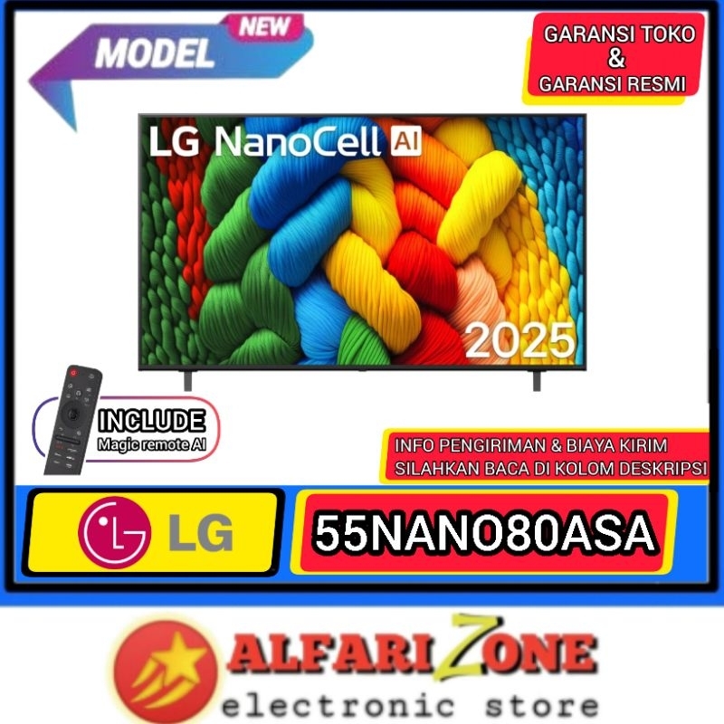 LG 55NANO80ASA Smart TV LG 55 inch NanoCell 4K UHD TV LG 55" 55NANO80