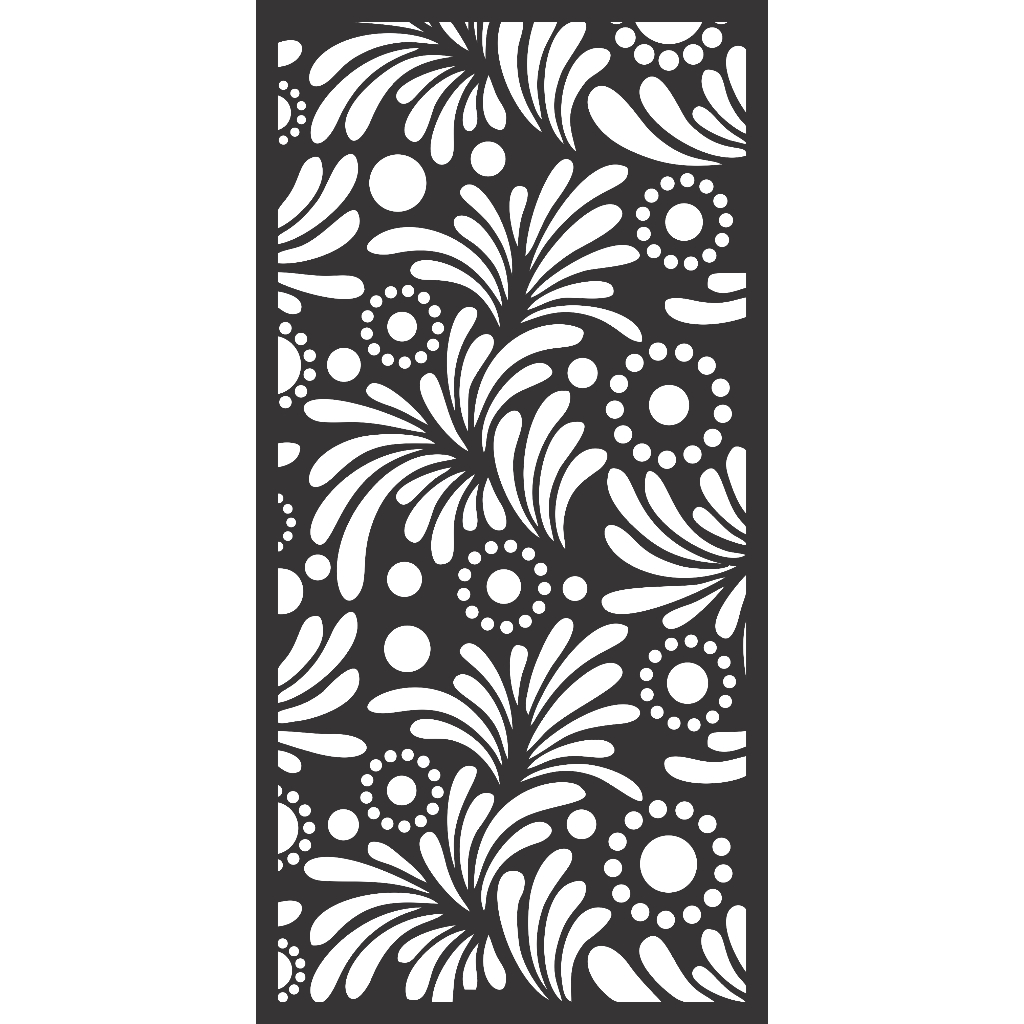 KRAWANGAN PLAT HITAM PAGAR CUTTING LASER MOTIF 36 CUSTOM