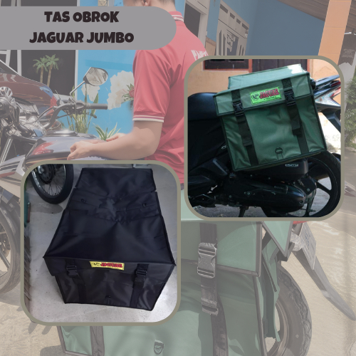 Tas Obrok Jumbo Terbaik – Merk Jaguar Tas Motor Kurir/Sales Anti Air dan Kuat