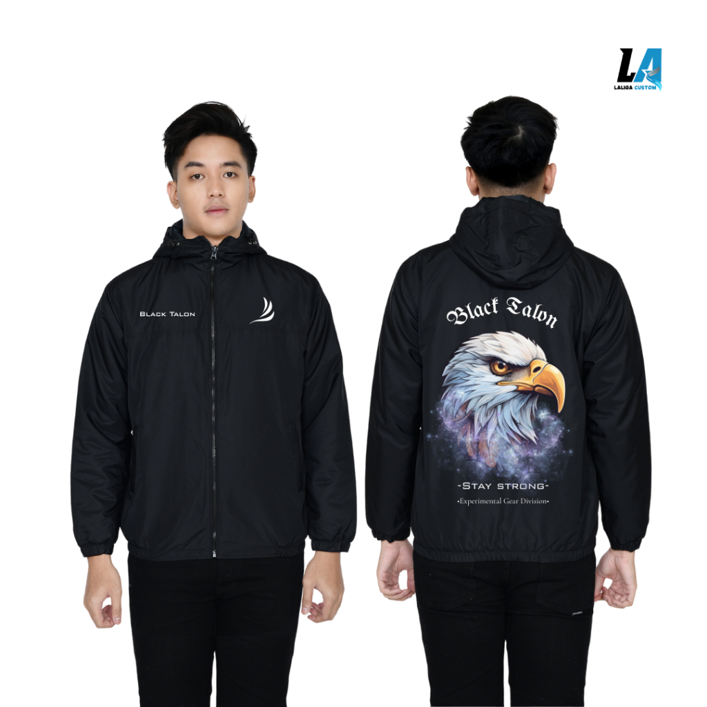 Jaket Parasut Pria Wanita Custom Satuan Desain Biker Street Style