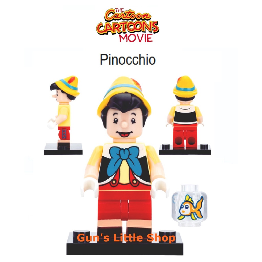Mini Action Figure - Cartoon Movies Figure Pinocchio Pinokio tanpa dus
