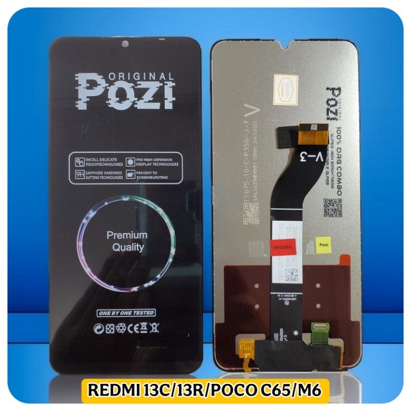 lcd ts touchscreen xiaomi redmi 13c/13r/poco c65