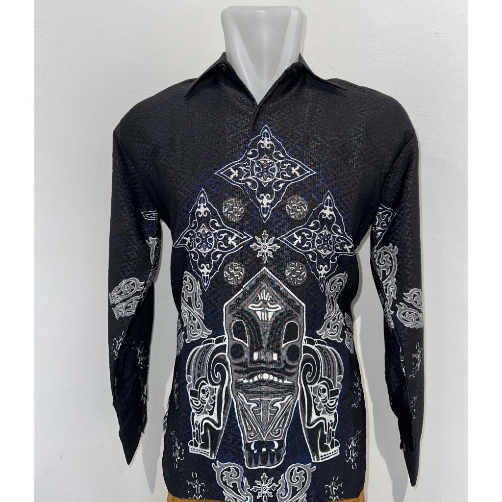 Kemeja pria lengan panjang, Batik pria furing dobby, Batik kerja pria bahan dobby adem , Kemeja bati