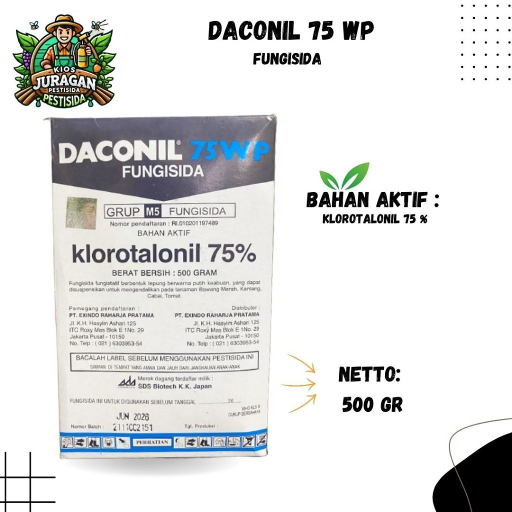 DaKonil 75WP 500GRAM Fungisida