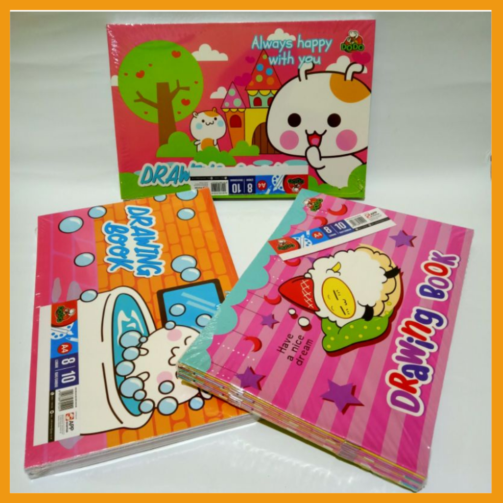 

DODO Buku gambar ukuran 8k, A4 dan A3 ( Pcs )