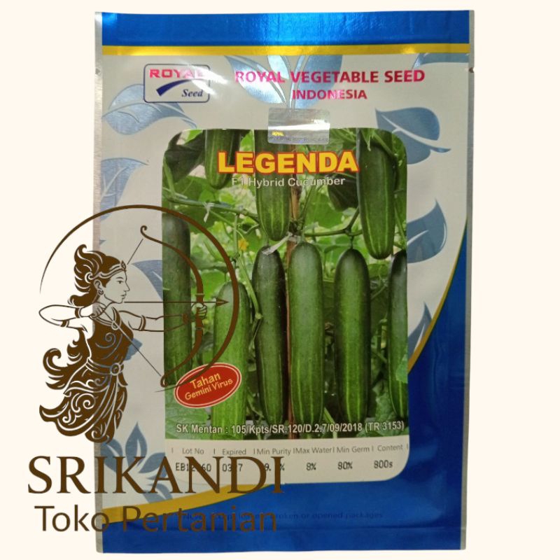 Timun Legenda F1 Timun Hijau Tahan Virus 20gr Original Pabrik