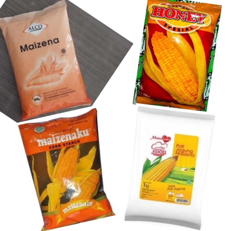 

TEPUNG MAIZENA 1KG/900G (HONIG/ MAMA SUKA/ ALCO/ CENDRAWASIH HONEY)/ Corn Starch/ Tepung Maizenaku/ Pati Jagung