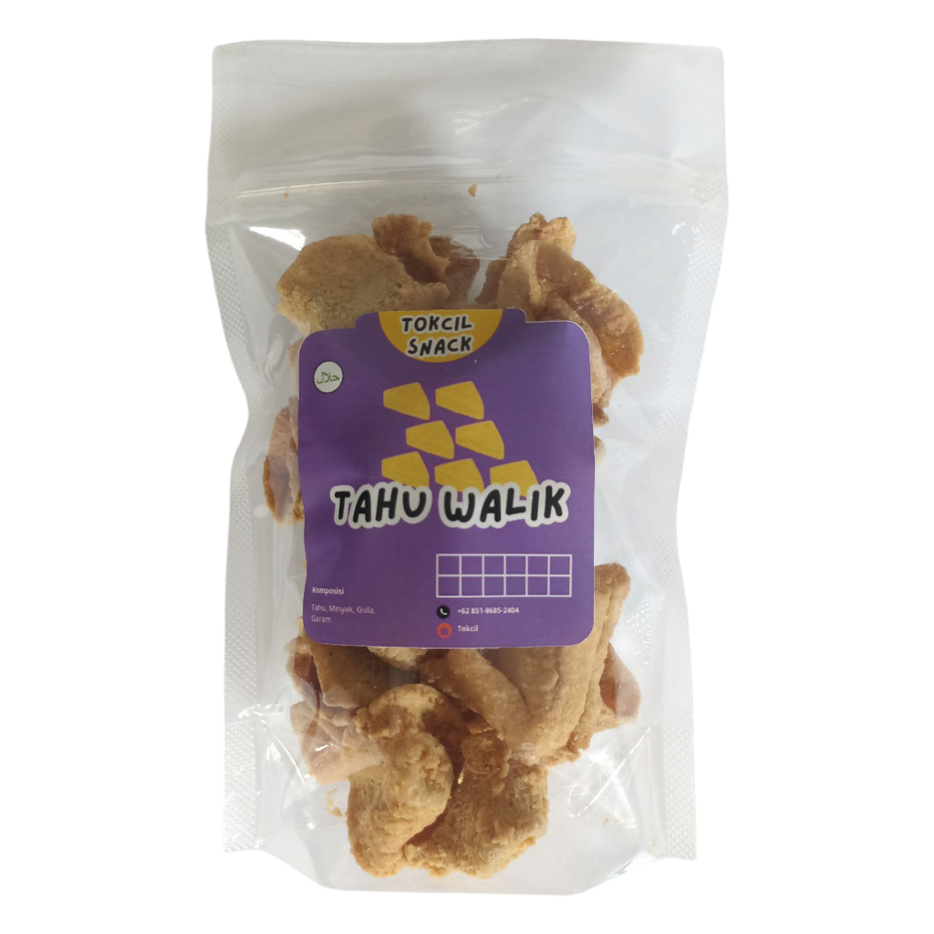 

Tahu Walik Krispi Renyah Sedap dan Gurih 100 gram dan 200 gram Tokcil Snack