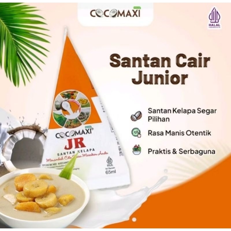 

COCOMAXI santan cair 65ml satu karton isi 32pcs.stok terbatas.promi