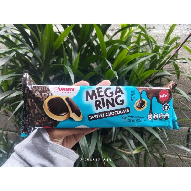 

unibis mega ring tartlet chocolate biskuit susu dengan coklat 120g