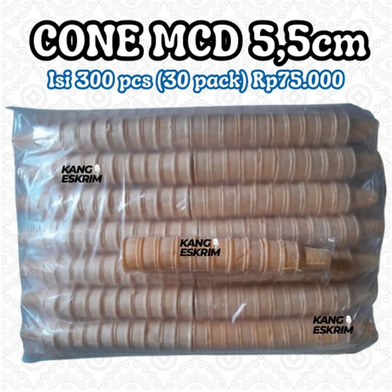 

Cone ice cream / Cone eskrim / Cone McD / Kecil / Sedang / Cup + Sendok 50 pcs