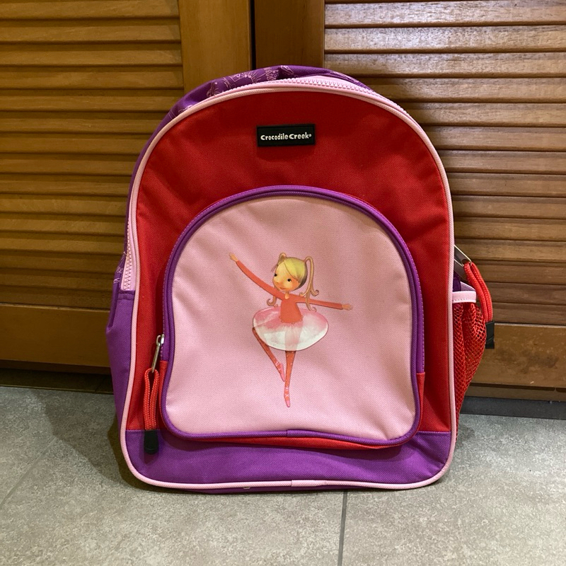 NEW ORI Crocodile Creek Backpack Anak Ballerina Tas Ransel Perempuan Ballet Ungu Pink Merah