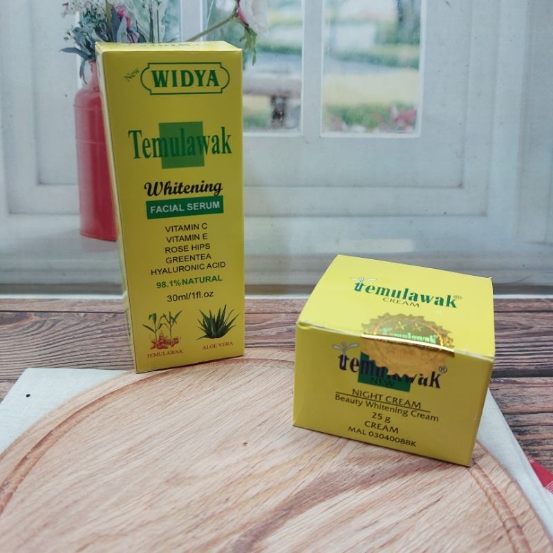 Paket Temulawak Widya Serum + Cream malam