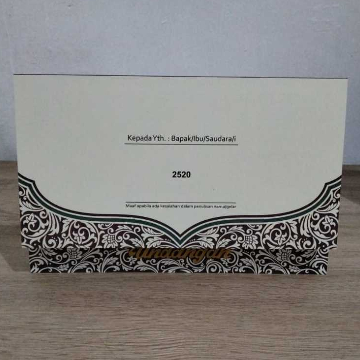 2520 ERBA BLANGKO UNDANGAN KOSONGAN, UNDANGAN PERNIKAHAN MURAH