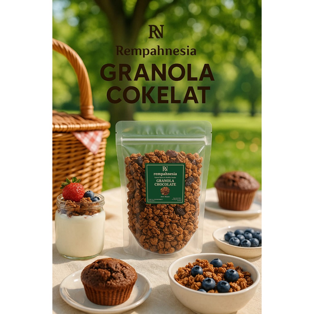 

GRANOLA COKELAT PREMIUM - GRANOLA COKELAT - SEREAL SEHAT
