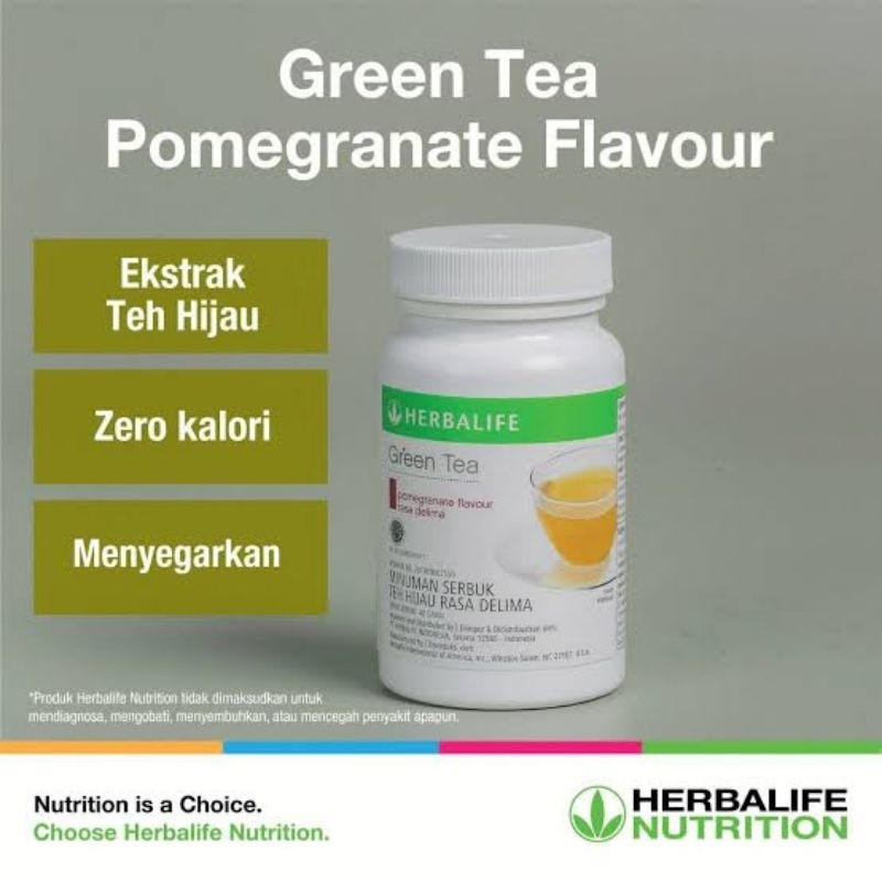 

Herbalife Green Tea Minuman Serbuk Rasa Delima - Green Tea Pomegranate Flavour