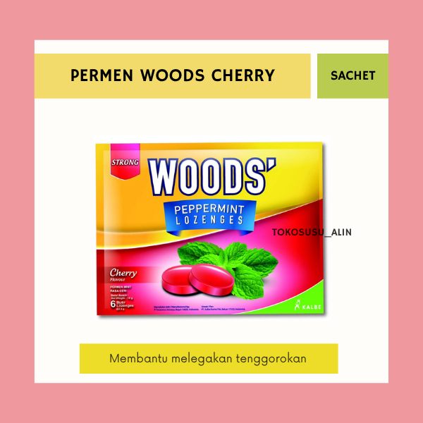 

WOODS LOZENGES RASA CHERRY / PERMEN PELEGA TENGGOROKAN