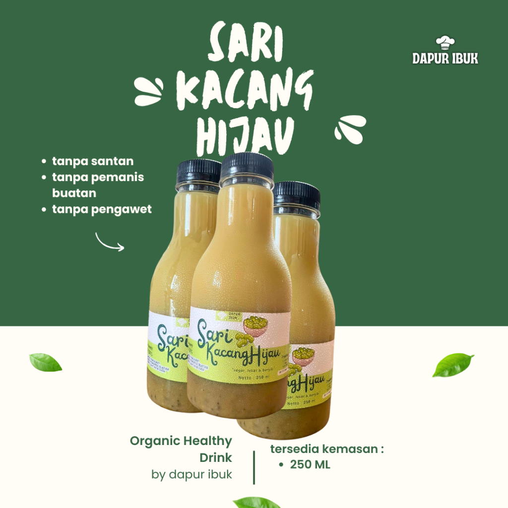 

Sari Kacang Hijau Paket Isi 12 Botol Bagus Untuk Ibu Hamil Ibu Menyusui Dan Untuk Diet Tidak Menggunakan Susu Atau Santan Tanpa Pengawet Dan Pemanis Buatan