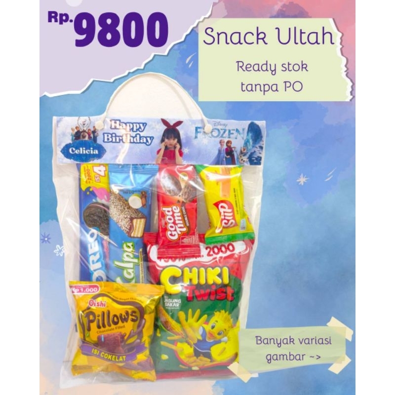 

paket bingkisan snack ulang tahun anak murah bisa untuk souvenir, acara sekolah / lomba / syukuran / ulang tahun / gift hampers