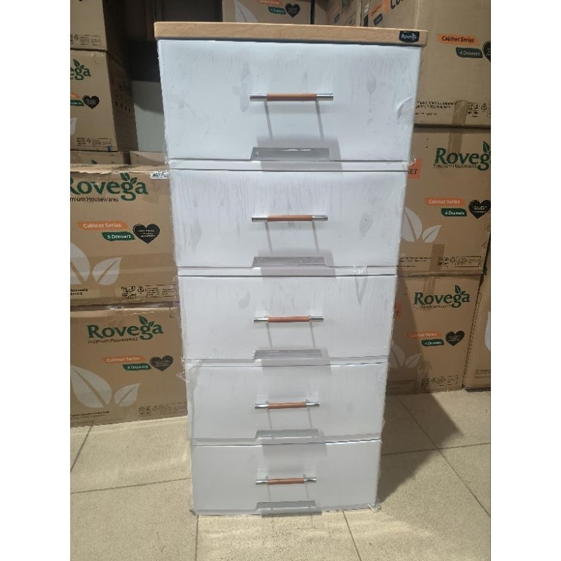 Lemari Susun Plastik Rovega 5 susun