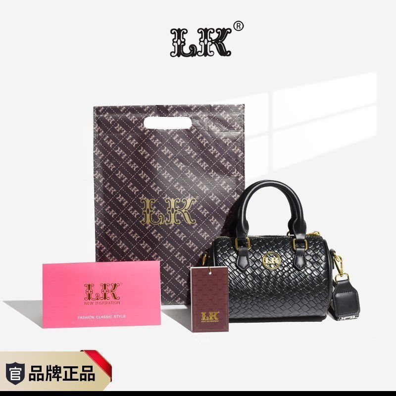 LK FASHION - Sling Bag Tabung Motif Anyam - Tas Selempang Wanita