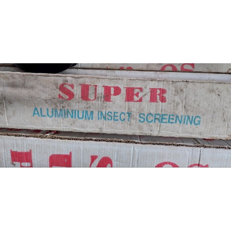 Kawat nyamuk alumunium 1 Rol/ striming kasa ventilasi  anti nyamuk