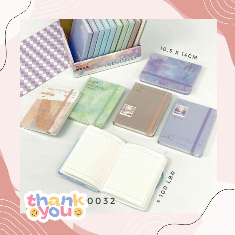 

Notebook/Memopad Tutup Karet A6 Random